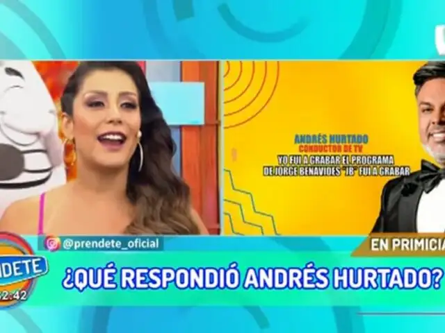 "No se va": Karla Tarazona confirma que Andrés Hurtado seguirá en Panamericana Televisión