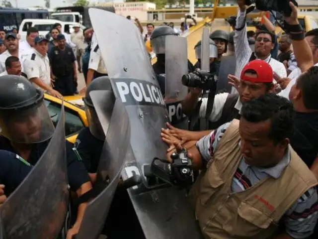 Más de 150 periodistas nacionales fueron agredidos durante protestas, según la ANP