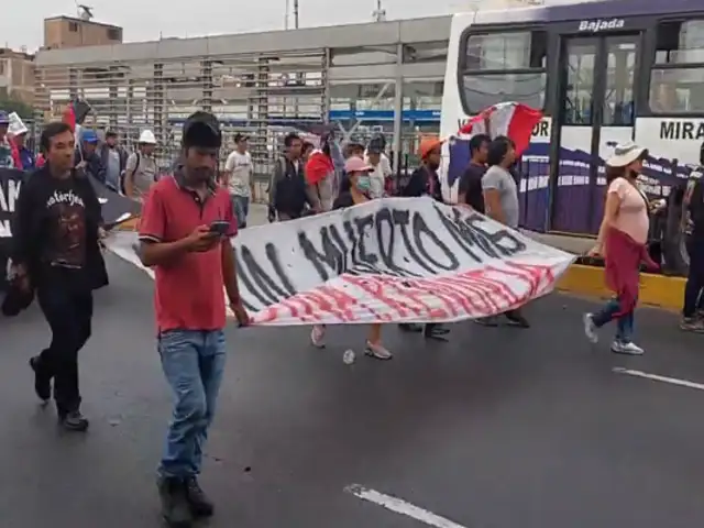 Marcha de los conos de Lima: asÃ­ fue la manifestaciÃ³n en el centro de la capital