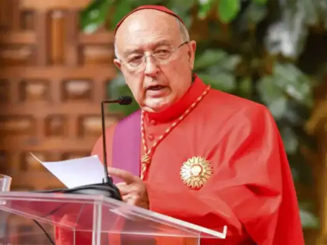 Cardenal Barreto: Duele en el alma que Congreso haya archivado proyecto de adelanto de elecciones