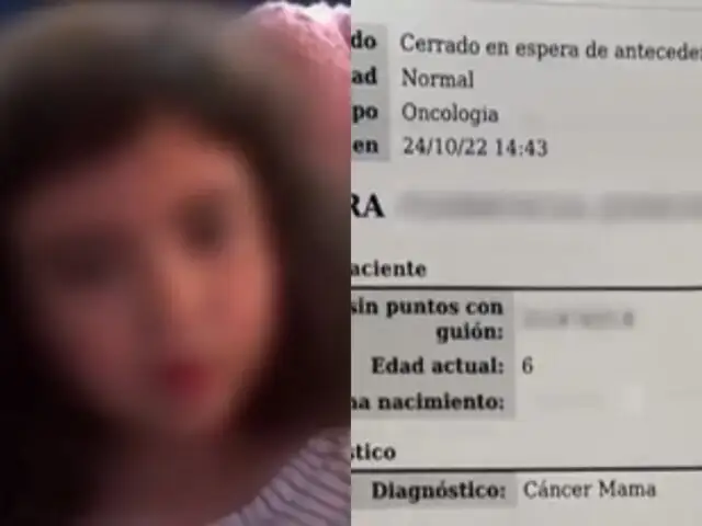 Niña de 7 años es diagnosticada con cáncer de mama: sería el primer caso en el mundo
