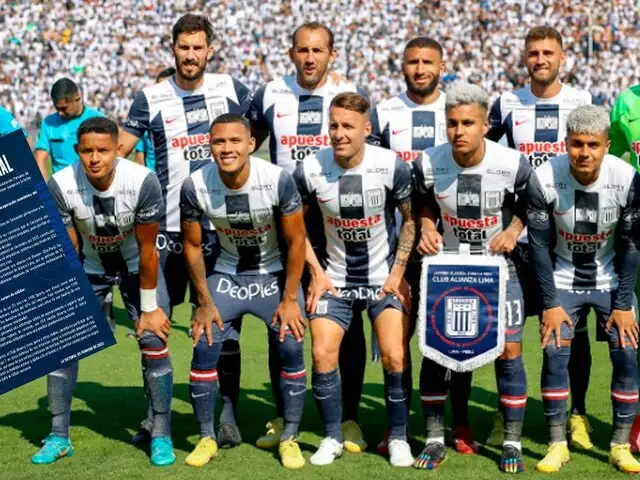 Alianza Lima deberá pagar una multa millonaria de no respetar contrato con Golperú