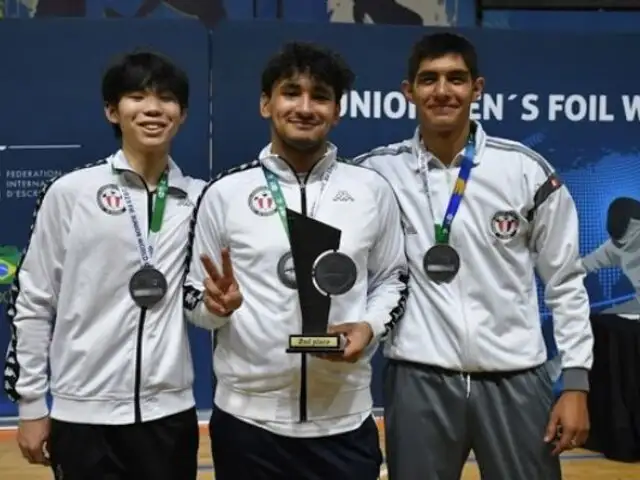 Selección de esgrima ganó dos medallas en Copa del Mundo Juvenil de Brasil