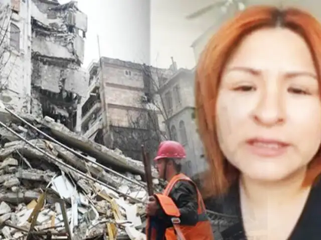 Peruana relata como vivió el terremoto en Turquía: “Estamos todos muy afectados”