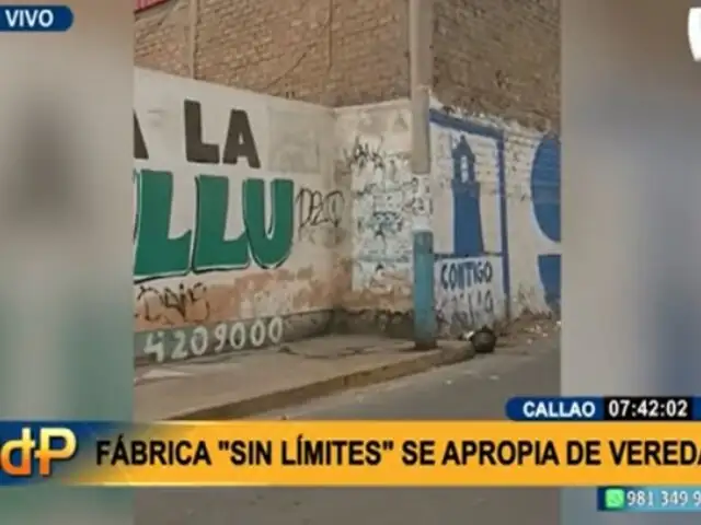 Vecinos indignados: denuncian que negocios invaden la vía pública en el Callao