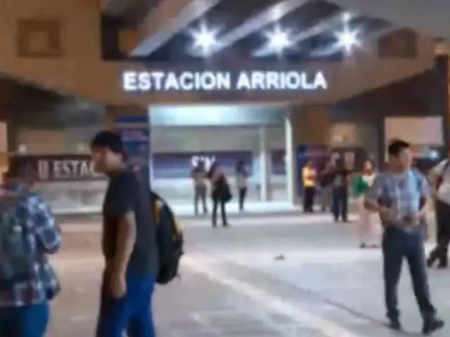 Metro de Lima: continúa interrumpido servicio por desperfecto técnico