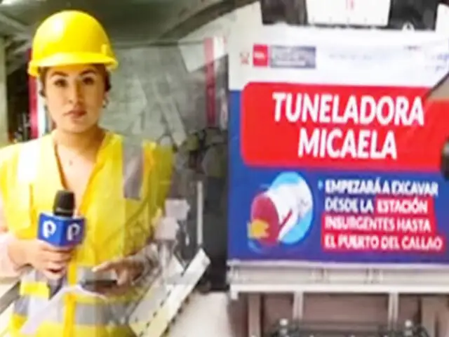 Tuneladora Micaela llega para el segundo tramo de la Línea 2 del Metro de Lima