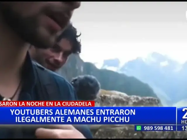 Youtubers son duramente criticados tras cometer acto ilegal en Machu Picchu