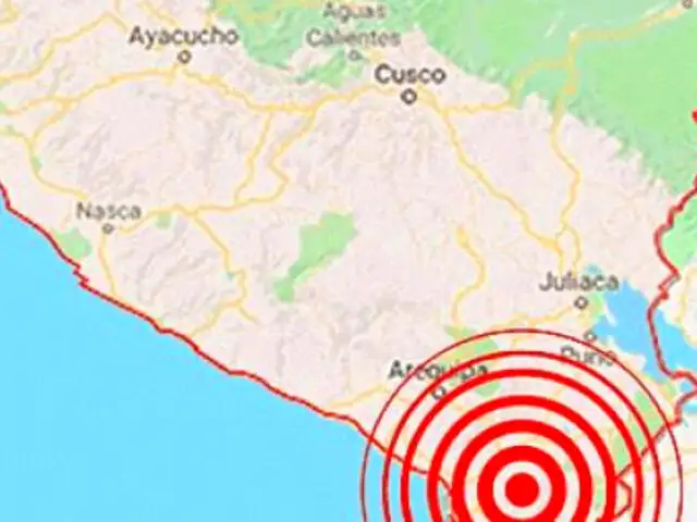IGP: sismo de magnitud 5.2 sacude Tacna