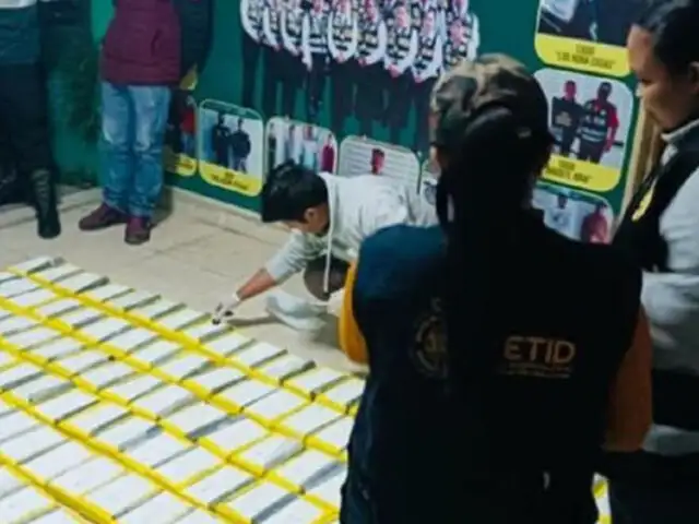 Decomisan 112 kilos de alcaloide de cocaína durante una operación de interdicción en Junín