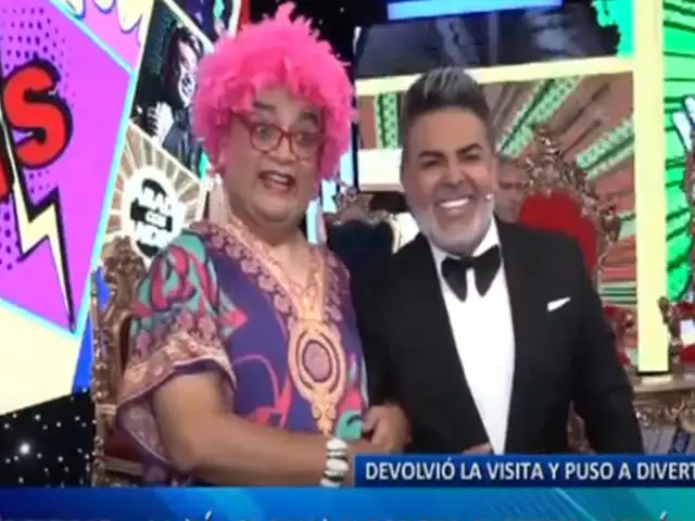 Andrés Hurtado y la popular Tía Gloria protagonizaron el verdadero "fuego cruzado" del humor