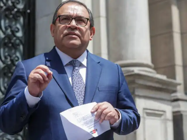Premier Alberto Otárola: Confiamos que congresistas mandarán al archivo moción de vacancia