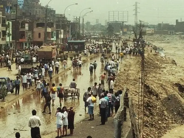 25 años del gran huaico en Lima: los estragos que causó el desborde del Huaycoloro
