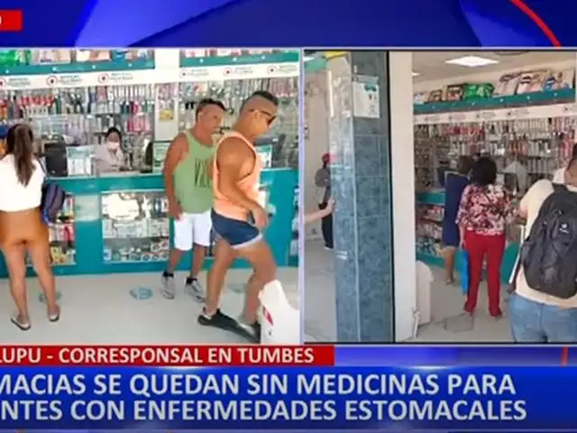 Tumbes: desabastecimiento de medicamentos en farmacias causa preocupación en ciudadanos