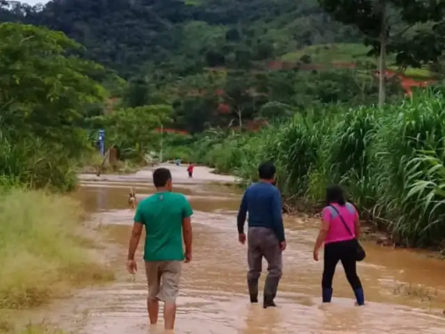Indeci: 56 distritos de la selva en riesgo debido a fuertes lluvias