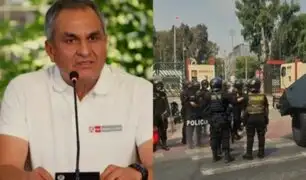 Ministro Romero: Congreso debatirá hoy moción de censura por intervención policial en San Marcos