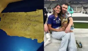 “Messi te estamos esperando”: Balean supermercado de la familia de Antonela Roccuzzo y dejan amenaza