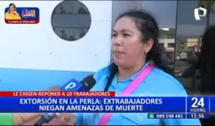 Extorsión en Municipalidad de La Perla: Extrabajadores niegan amenazas de muerte