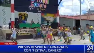 Pucallpa: presos despiden carnavales bailando danzas típicas