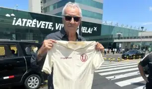 Jorge Fossati tras llegar a Perú: "La 'U' es un club grande y por lo tanto tiene grandes desafíos"