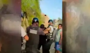Los Olivos: Policía agrede a mujer serenazgo durante intervención
