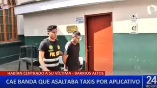 PNP captura a delincuente que asaltaba a taxis por aplicativo en Barrios Altos