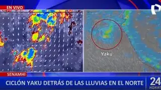 Senamhi advierte intensas lluvias en la costa norte y centro del Perú debido a ciclón “Yaku”