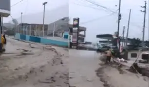 Huaura: varias quebradas se activan y provocan desborde de río en Sayán