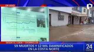 Ciclón Yaku: COEN señala que Lima se encuentra en alerta roja por activación de quebradas