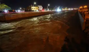 Ciclón Yaku: río Ica incrementa su caudal peligrosamente y pobladores temen desborde