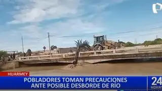 Ciclón Yaku: población de Huarmey teme desborde de rio ante intensas lluvias