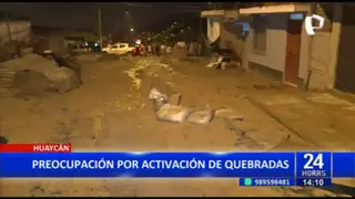 Huaycán: Vecinos se muestran preocupados por la activación de quebradas