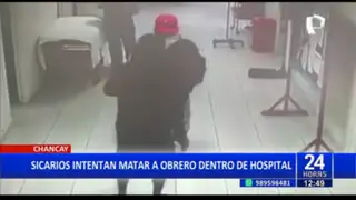 Chancay: sicarios ingresan a hospital para intentar asesinar a un obrero que era atendido