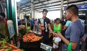 Mercados mayoristas de Lima: más de 11,000 toneladas de alimentos ingresaron este jueves