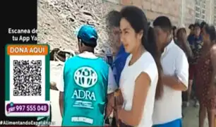 ADRA Perú llegó a la localidad de Moro para repartir víveres a damnificados por huaicos