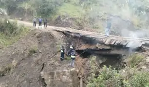 Áncash: reportan colapso de dos puentes en el distrito de San Luis a consecuencia de las lluvias