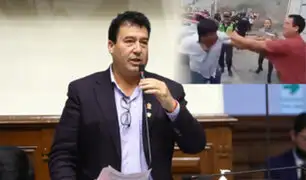 Congresista Edwin Martínez se agarra a golpes con un ciudadano en Arequipa