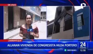 Allanan vivienda de congresista Hilda Portero: “no soy una niña”, aseguró la legisladora