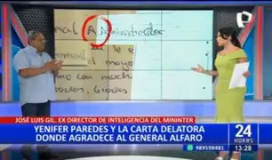 José Luis Gil sobre carta de Yenifer Paredes: "Necesitamos saber si existe contenido criminal"
