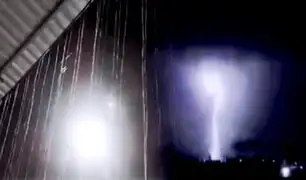 Sorprendente tormenta eléctrica se registró en Piura: hombre sobrevivió al impacto de un rayo