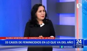 Gloria Montenegro: "Para 33 millones de peruanos tenemos solamente 700 psiquiatras"