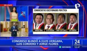 Congreso: Parlamentarios opinan tras blindaje a Elvis Vergara, Jorge Flores y Luis Cordero