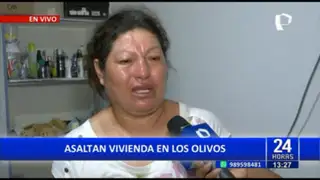 Los Olivos: Banda de delincuentes ingresan a vivienda y se llevan más de S/ 100 mil