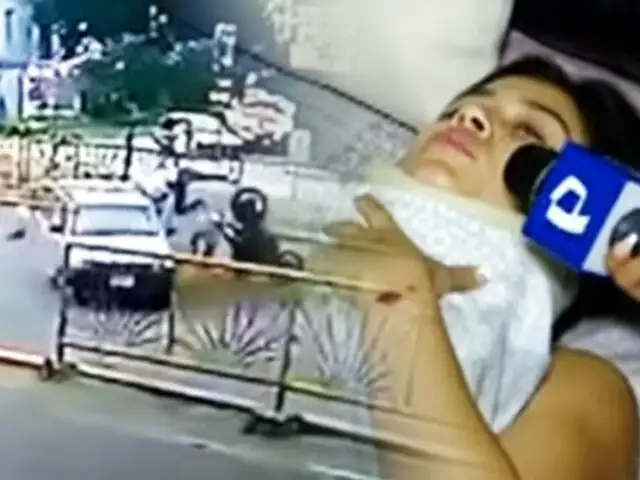 Dan de alta a joven que quedó herida en accidente en la avenida Brasil