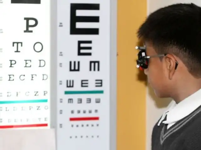 El SIS, a través de los centros de salud, financia la atención preventiva de salud visual de escolares