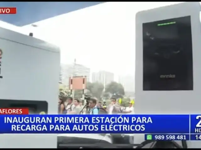 Miraflores: Luz del Sur inaugura primera estación de recarga para vehículos eléctricos