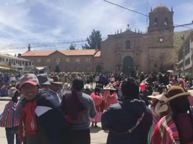 Tras violentas manifestaciones: Obispo de la Prelatura de Juli hace un llamado a la Paz