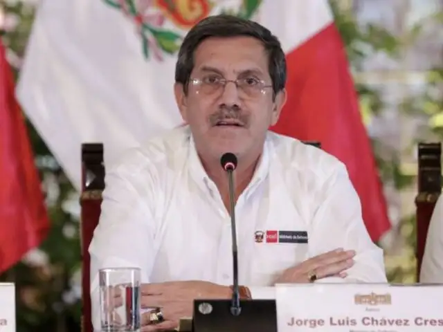 Jorge Chávez: bancadas presentan moción de interpelación multipartidaria contra titular del Mindef