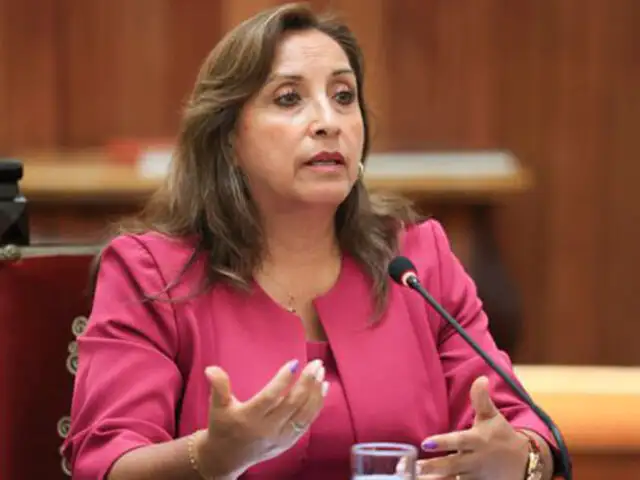 Dina Boluarte sobre allanamiento a congresistas: "Respetamos la autonomía del Ministerio Público"