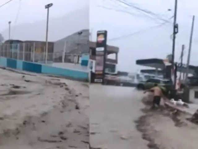 Huaura: varias quebradas se activan y provocan desborde de río en Sayán
